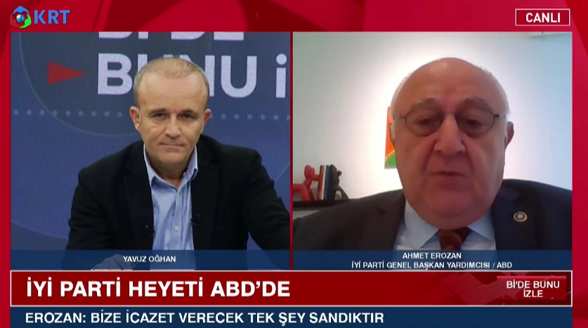Erozan, Türk-Amerikan ilişkilerinde AK Parti Hükümeti’ni suçladı, çözüm ürettiklerini iddia etti.