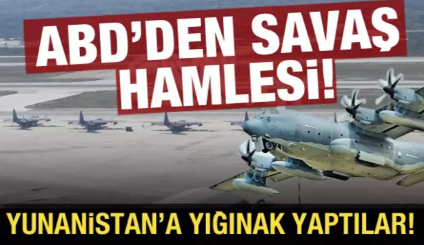 ABD askeri uçaklarını Yunanistan’daki üslere yerleştirmeye başladı