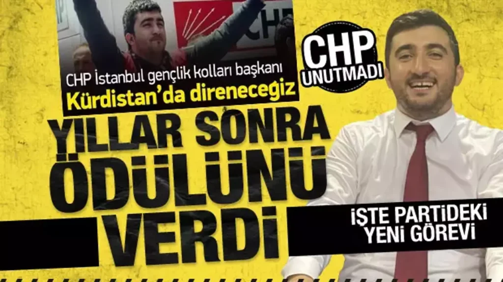 CHP’de PKK destekçisi isme görev verildi