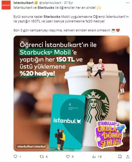 Boykota susan İBB, katliam destekçisi Starbucks’a İstanbulluları böyle yönlendirmiş