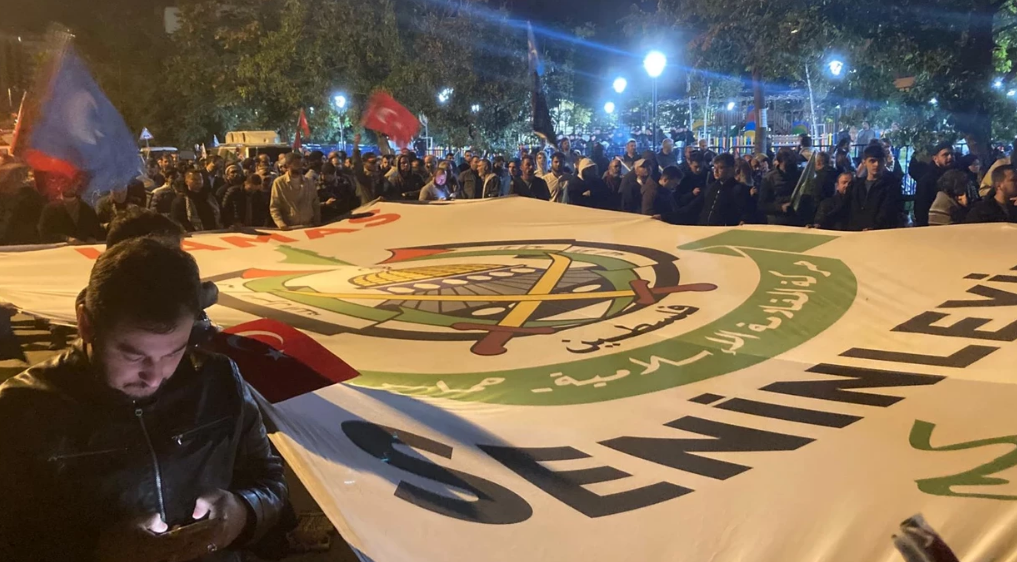 Ankara’da ABD Büyükelçiliği önünde Sumud Filosu eylemi 